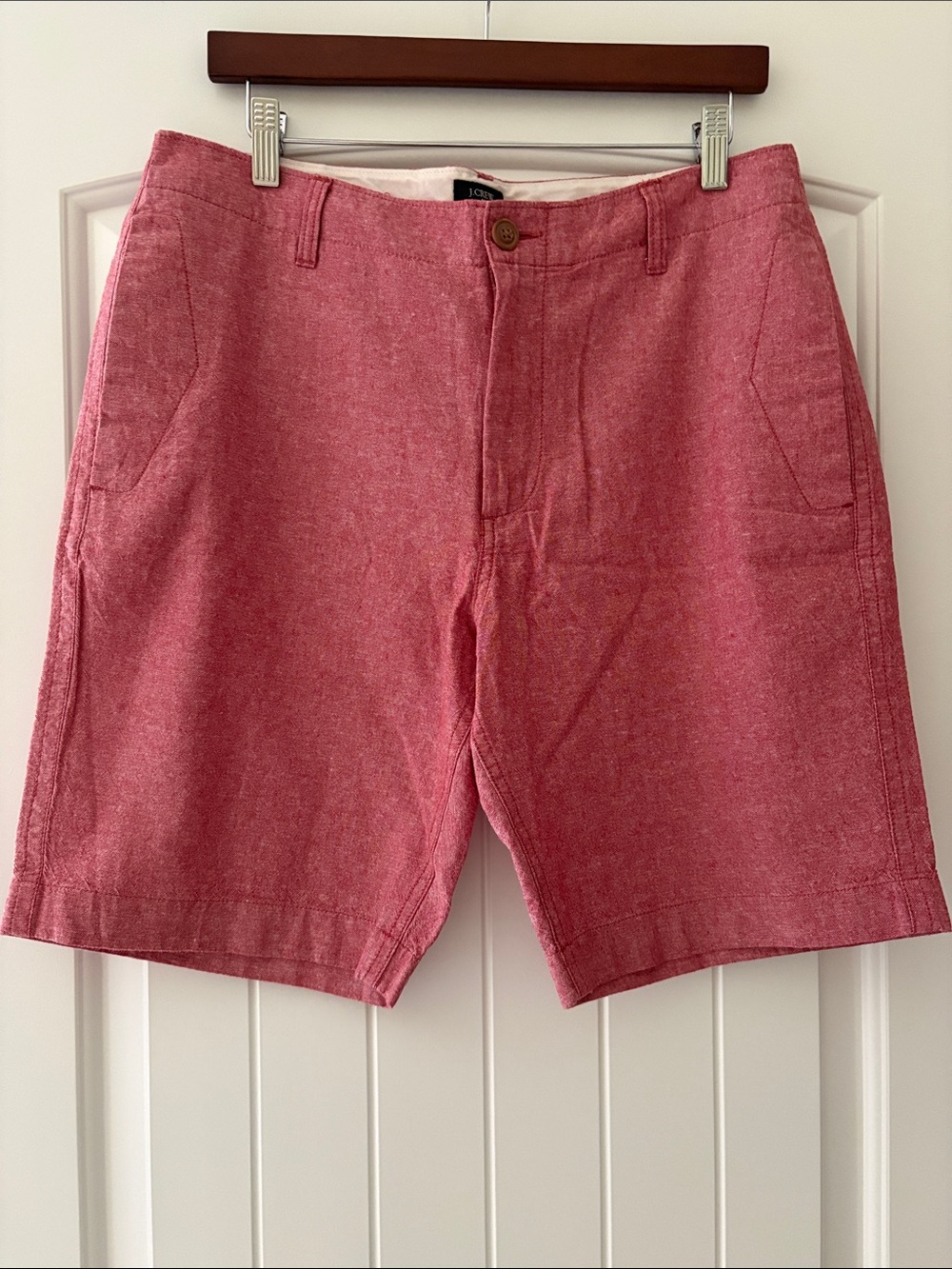 Men's J.Crew Linen-Cotton Beach Short
